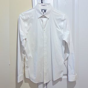 Men’s Express White Button Dress Shirt